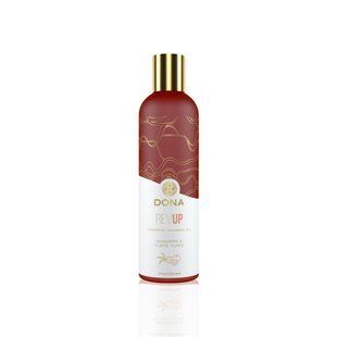 Натуральное массажное масло DONA Rev Up &mdash; Mandarin & Ylang YIang (120 мл) с эфирными маслами