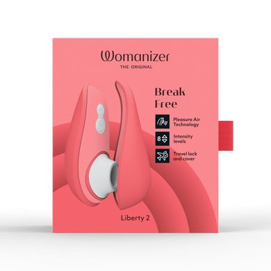 Вакуумный клиторальный стимулятор Womanizer Liberty 2 Vibrant Rose