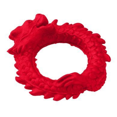 Ерекційне кільце &ndash; дракон Creature Cocks Rise of the Dragon Silicone Penis Ring &ndash; Red, діаметр 4 см