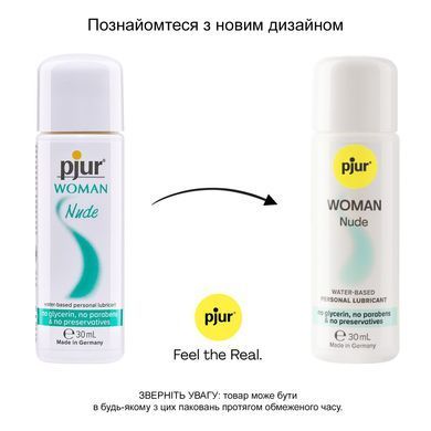 Лубрикант на водній основі pjur Woman Nude 30 мл, без консервантів, парабенів, гліцерину