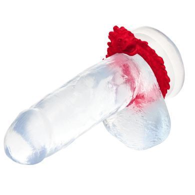 Ерекційне кільце &ndash; дракон Creature Cocks Rise of the Dragon Silicone Penis Ring &ndash; Red, діаметр 4 см