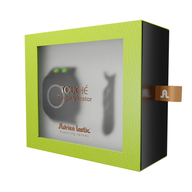 Вібратор на палець Adrien Lastic Touche (L) для глибокої стимуляції з пультом керування на руці