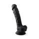 Фалоімітатор SilexD Vetus Black (MODEL 1 size 8in), двошаровий, силікон + Silexpan, діаметр 4,2см