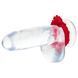 Ерекційне кільце &ndash; дракон Creature Cocks Rise of the Dragon Silicone Penis Ring &ndash; Red, діаметр 4 см