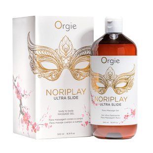 Гель для NURU-масажу Orgie &ndash; Noriplay Ultra Slide (500 мл), екстракт морських водоростей, простирадло