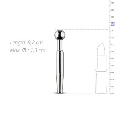 Полый уретральный стимулятор Sinner Gear Unbendable — Hollow Penis Plug, длина 7,5 см, диаметр 12 мм