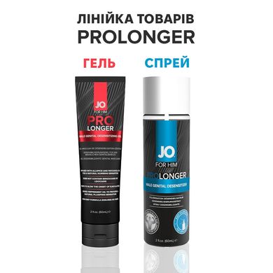 Пролонгер гель JO Prolonger Gel (60 мл) з олією перцевої м’яти, гвоздикового перцю та пачулів