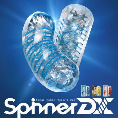 Мастурбатор Tenga Spinner DX 03 Steps, з пружною стимулювальною спіраллю всередині, потужний вплив