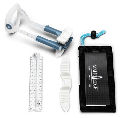 Экстендер для увеличения члена Male Edge Basic, ремешковый, масса всего 65 г, прочный пластик