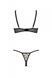 Еротичний комплект Passion MARINA SET WITH OPEN BRA, XXL/XXXL, beige, відкриті чашки