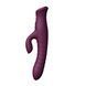 Пульсатор-кролик з вібрацією Zalo Mose Velvet Purple, нагрівання до 42&deg;, кристал Swarovski