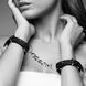 Наручники з екошкіри Bijoux Indiscrets Maze &ndash; Thin Handcuffs Black