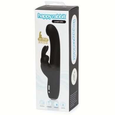 Вібратор-кролик HAPPY RABBIT Slimline ТОЧКА G Happy Rabbit (Великобританія)