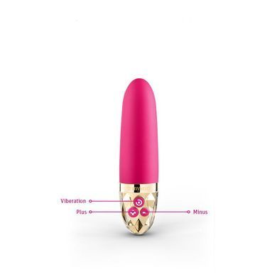 Вибратор Mystim Sleak Freak Pink, 8 режимов, внутренняя и внешняя стимуляция