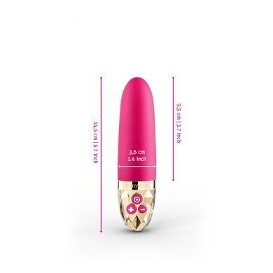 Вибратор Mystim Sleak Freak Pink, 8 режимов, внутренняя и внешняя стимуляция