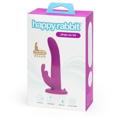 Вібрострапон- кролик з трусиками HAPPY RABBIT Happy Rabbit (Великобританія)