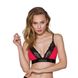 Еластичний топ з мереживом Passion PS001 TOP XL, red-black