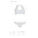 Комплект из бра, трусиков с ажурным декором и открытым шагом Passion URSULA SET XXL/XXXL, white