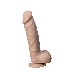 Фаллоимитатор SilexD Tomas Real Skin Flesh MODEL 1, реалистичный, на присоске, диаметр 4,9 см