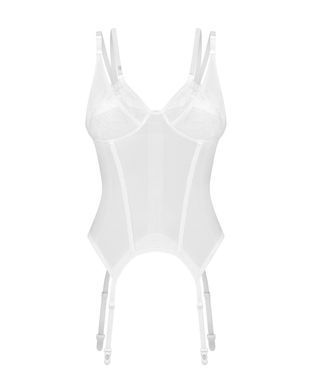 Корсет Obsessive Arrowel White corset S/M