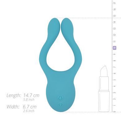 Універсальний вібратор для пар Cala Azul &ndash; Dani Couples Toy, 10 режимів