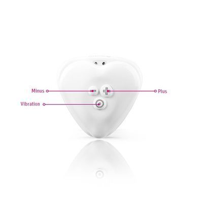 Вибратор для клитора Mystim Heart&acute;s Desire White, 8 режимов, очень мощный