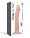 Насадка для страпона Strap-On-Me Dual Density Dildo Flesh M, діаметр 3,3 см, двошарова, гнучкий