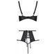 Распродажа!!! Комплект из эко-кожи Passion Tamaris Set black XXL/XXXL, бюстгальтер и трусики