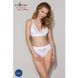 Эластичный топ с кружевом Passion PS001 TOP L, white