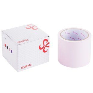Скотч для бондажу LOCKINK SEVANDA Electrostatic Tape, блідо-рожева, 16 м