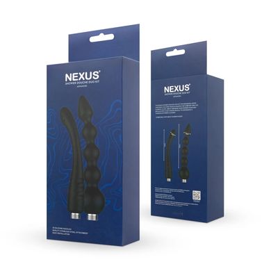 Набір анальних насадок для душу Nexus Advanced Shower Douche Duo Kit – Black, 2 шт