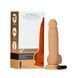 Фалоімітатор ADDICTION Dual Density Silicone Dildo Caramel 8&Prime;, присоска, діаметр 4,3 см, віброкуля
