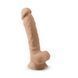 Фаллоимитатор SilexD Tomas Flesh (MODEL 1 size 9in), двухслойный, силикон+Silexpan, диаметр 4,9см