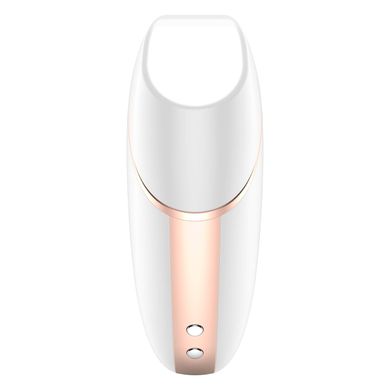 Вакуумный клиторальный стимулятор Satisfyer Love Triangle White с управлением через интернет