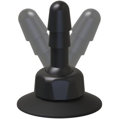 Набор для страпона Doc Johnson Vac-U-Lock VIBRATING Dual Density ULTRASKYN Set: диаметр 3&times;3,8 см