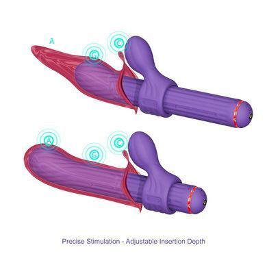 Вібратор Otouch Magic Stick S1 Plus - Purple