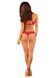 Комплект белья Obsessive Lacelove cupless 2-pcs set M/L Red, открытый доступ, открытая грудь