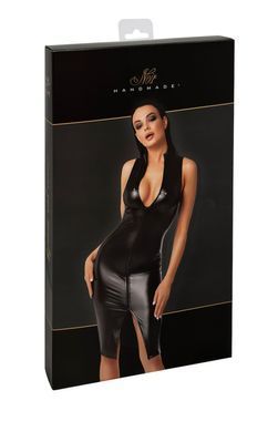 Сукня Noir Handmade F337 Powerwetlook midi dress - XL