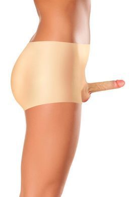 Силіконові трусики з фалоімітатором Real Body Real Manly, S/M, суцільна конструкція, для неї