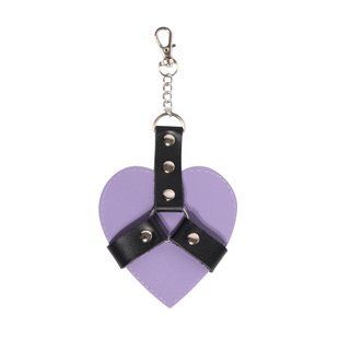 Брелок на карабіні для ключів Art of Sex Chained Heart, Лаванда