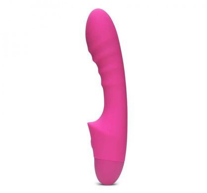 Ребристий вібратор для зони G Pash Ribbed G-spot Vibrator колір: рожевий So Divine (Велика Британія)