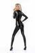 Комбінезон з мокрим ефектом Noir Handmade F293 Powerwetlook catsuit with front zipper, 3XL