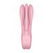 Кліторальний вібратор Satisfyer Threesome 1 Pink з трьома гнучкими пальчиками