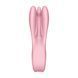Кліторальний вібратор Satisfyer Threesome 1 Pink з трьома гнучкими пальчиками