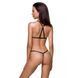 Комплект белья из стреп Passion Exclusive ARMANDA SET L/XL, black