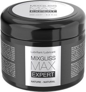 Густа змазка для фістингу та анального сексу MixGliss MAX Expert Nature (250 мл) на водній основі