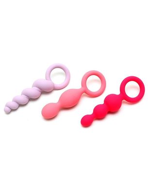 Набір анальних іграшок Satisfyer Plugs (set of 3) - Booty Call, макс. діаметр 3 см