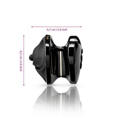 Вибратор для клитора с электростимуляцией Mystim Heart&acute;s Desire Black Edition