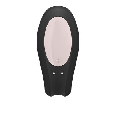 Смарт-вібратор для пар Satisfyer Double Joy Black із широким кліторальним стимулятором