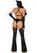 Эротический костюм кошечки-госпожи Leg Avenue Mistress Kitty L, перчатки, комбинезон, маска